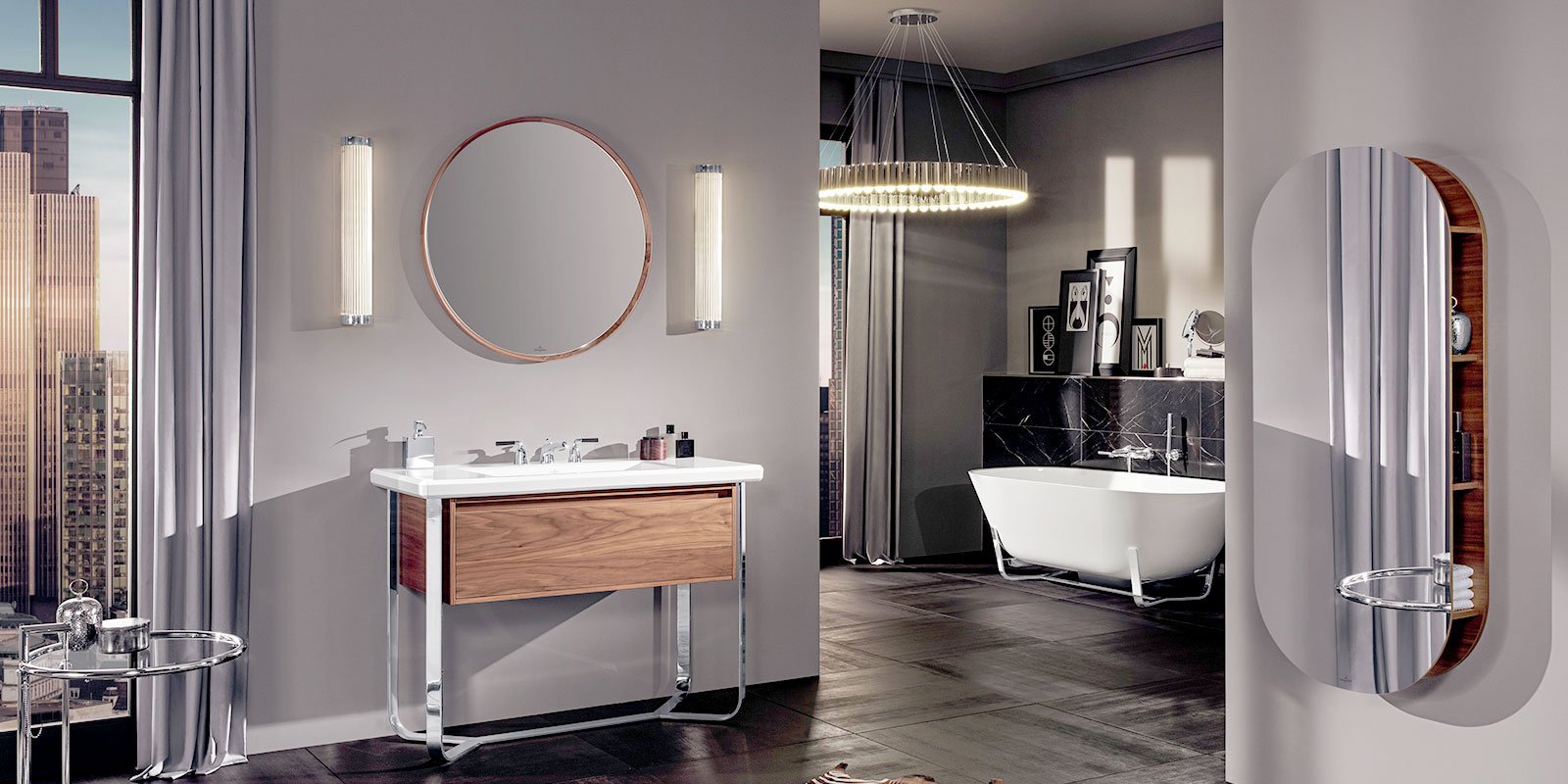 Ein saniertes Badezimmer